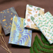 Book Cloth Soft Cover Notebook - Geometric & Floral Series