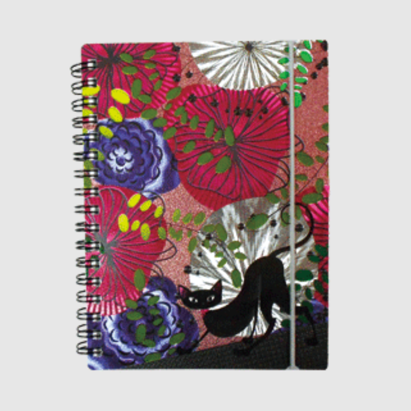 FOIL Embossing Notebook - Cats