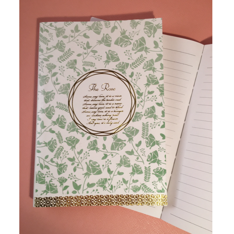 Flowers PU Leather Notebook