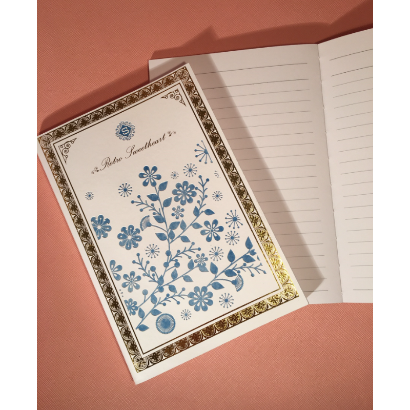 Flowers PU Leather Notebook