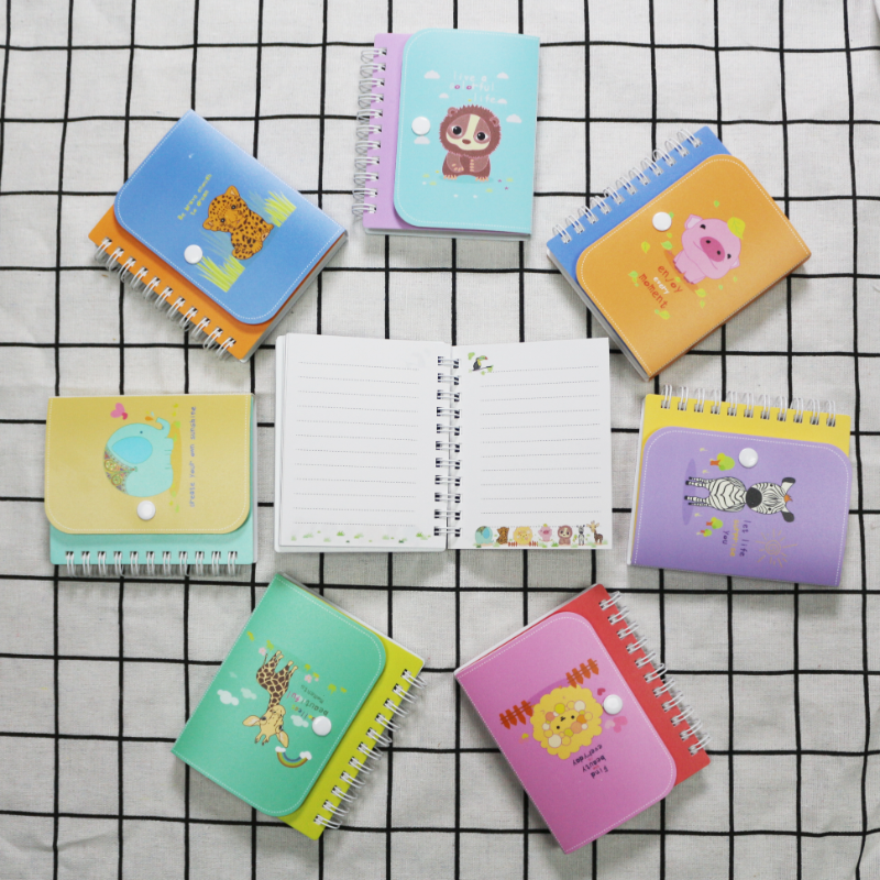 Cute Animal PP Spiral Binding Notebook