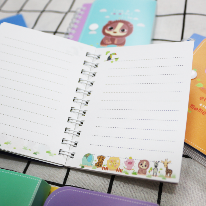 Cute Animal PP Spiral Binding Notebook