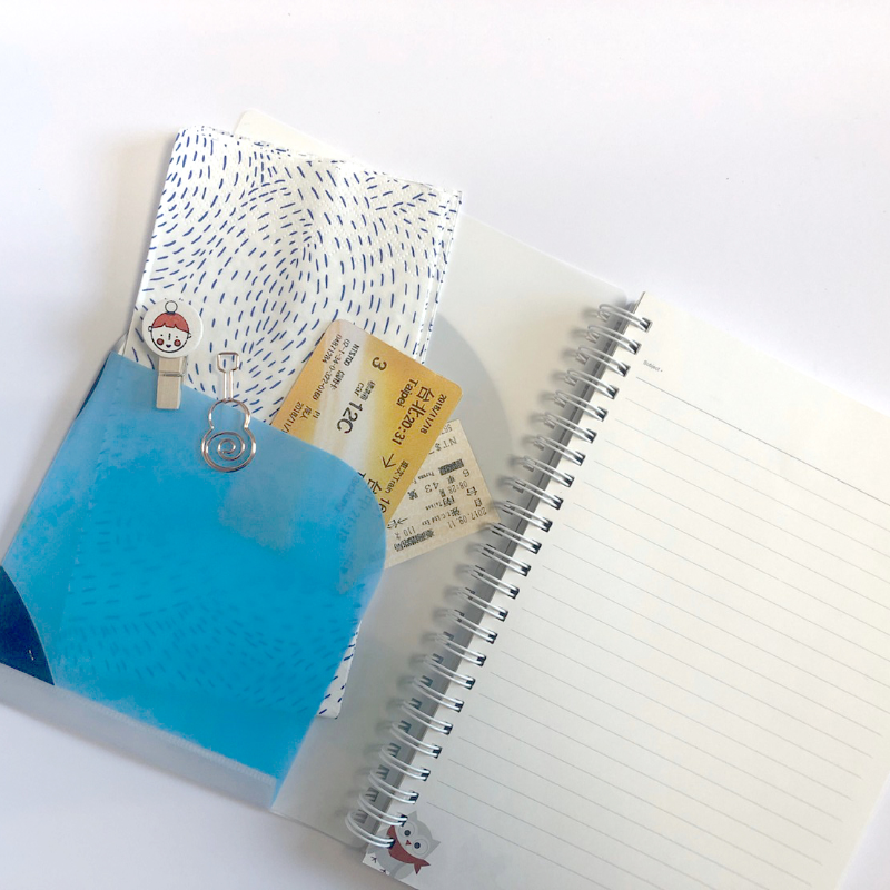 Animal PP Envelope Spiral Notebook