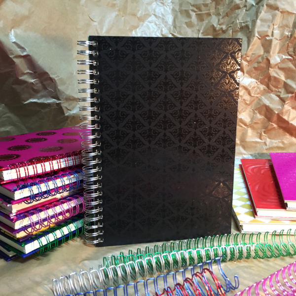 UV SPOT Colorful Plating Spiral Notebook