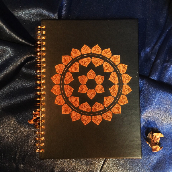 Plating Color Spiral PU Notebook